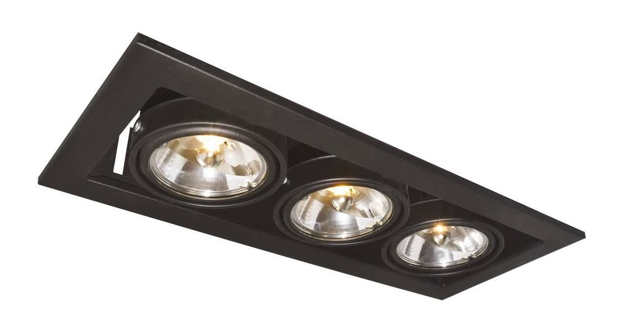 Купить Встраиваемый светильник Arte Lamp Technika A5930PL-3BK в Саратове